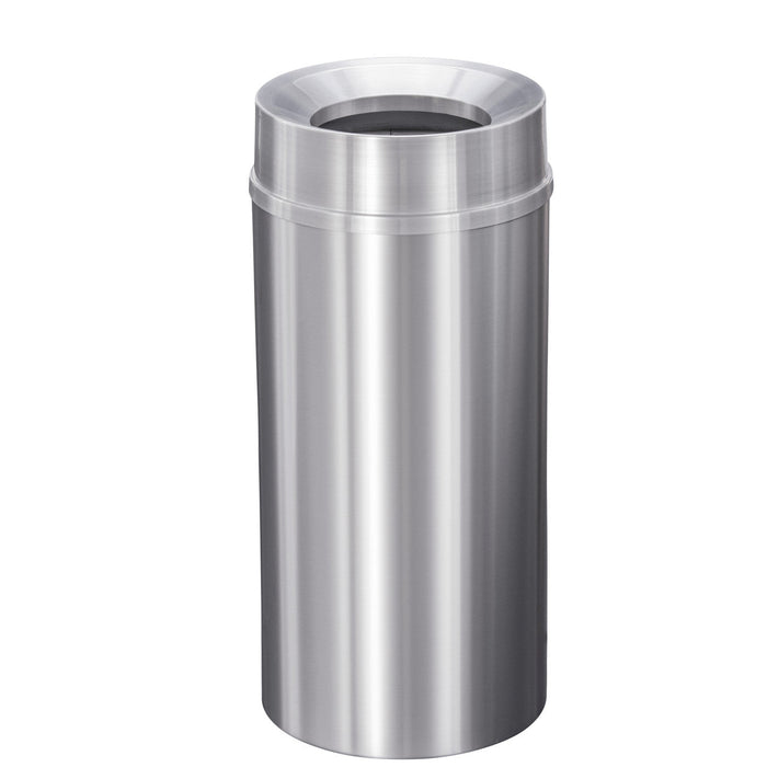 Glaro Funnel Top Aluminum Trash Can – 12, 16, or 33 Gallon Sizes