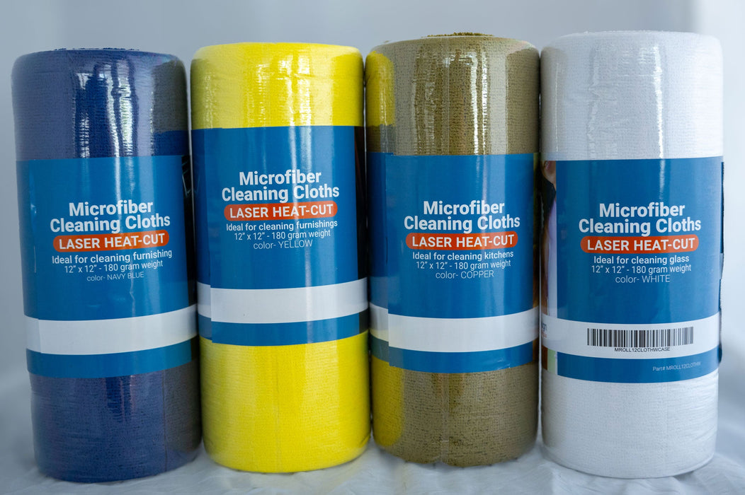 IDM CPI™ 5D MRoll 12in X 12in Microfiber in a ROLL. 100% washable cloths