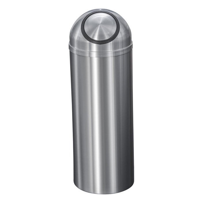 Glaro Dome Top Aluminum Trash Can – 8, 12, or 16 Gallon Options