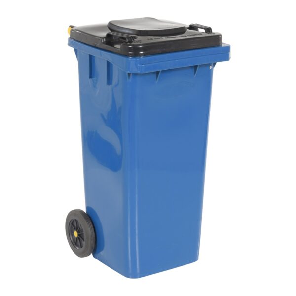 Vestil Poly Trash Can 32 Gal. Blue TH-32-BLU