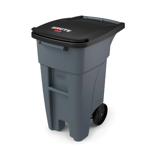 Rubbermaid Brute® Rollout Waste Container 32 Gallon - 12 Pack