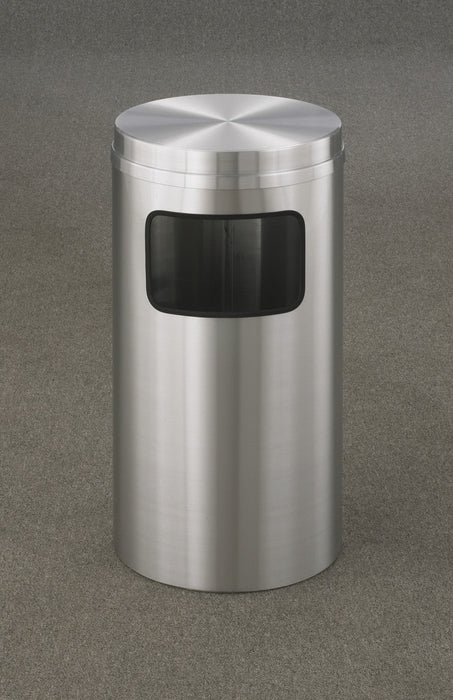 Glaro Flat Top Aluminum Trash Can – 3, 10, or 17 Gallon Sizes