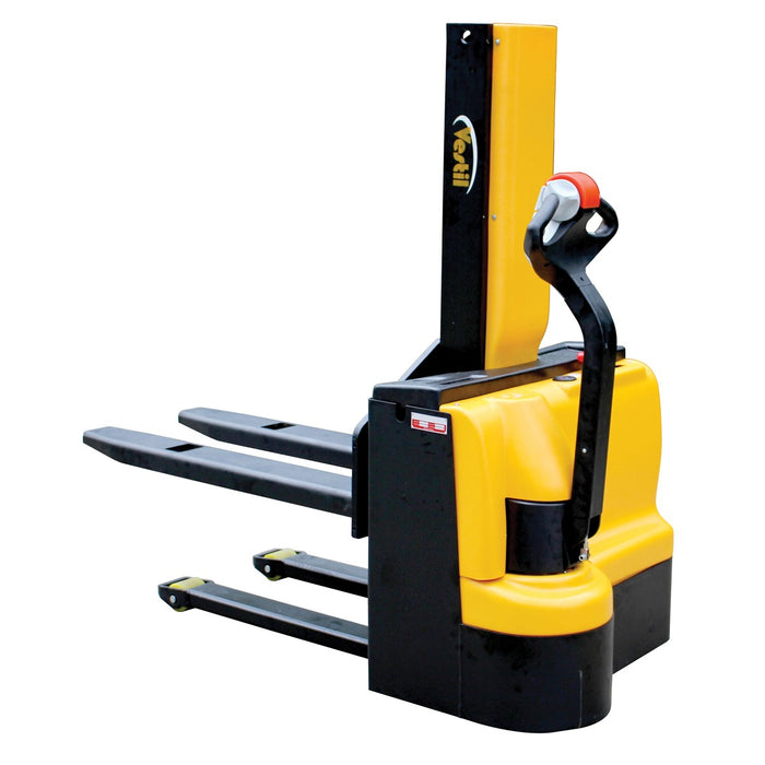Vestil Stacker Pwr Lift/DR FRK 43″ 3000 LB 21" Top Step Depth SNM3-43-FF-21