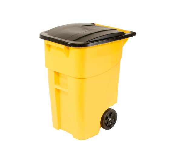 Rubbermaid 9W27 Brute® Rollout 50 Gallon Large Mobile Container with Lid