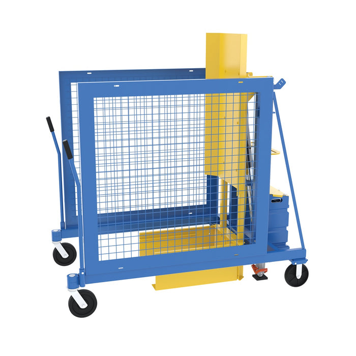 Vestil DC Power Trash Can Dumper 400LB 72.38" TCD-M-72-DC