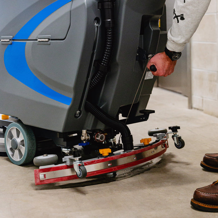 Tomahawk 20” Auto Floor Scrubber Cleaner with Power Mop Brush Squeegee Cordless 24V Battery Powered TAS850e