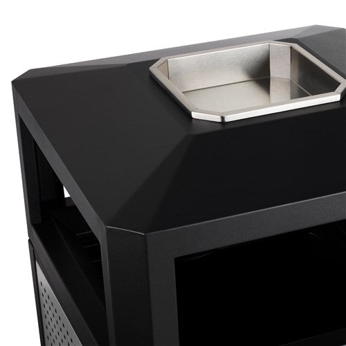Safco Evos Series Steel w/ Ash, 38 Gal 9935BL