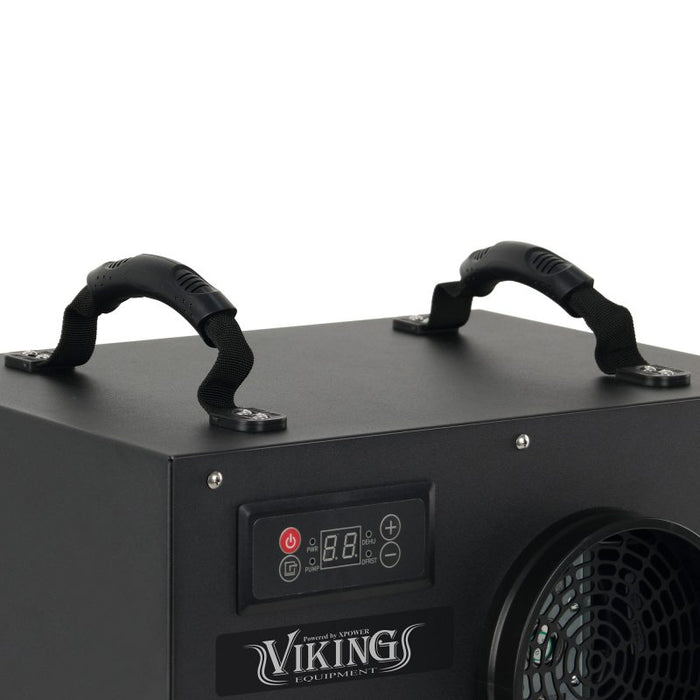 XPOWER Viking BD-65 120-Pint Commercial Dehumidifier with Pump & Drain Hose – Crawlspace, Basement, Attic Use