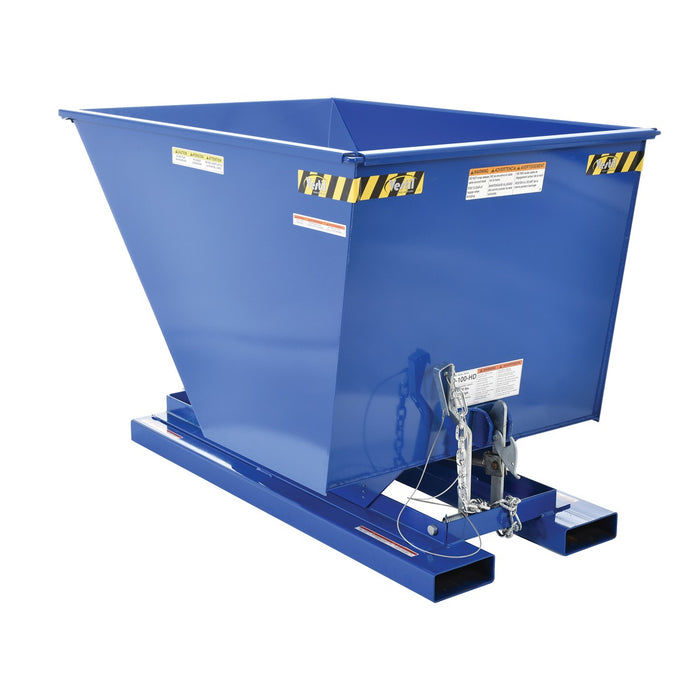 Vestil Self-Dump Hopper HD 1 CU Yard 6K D-100-HD