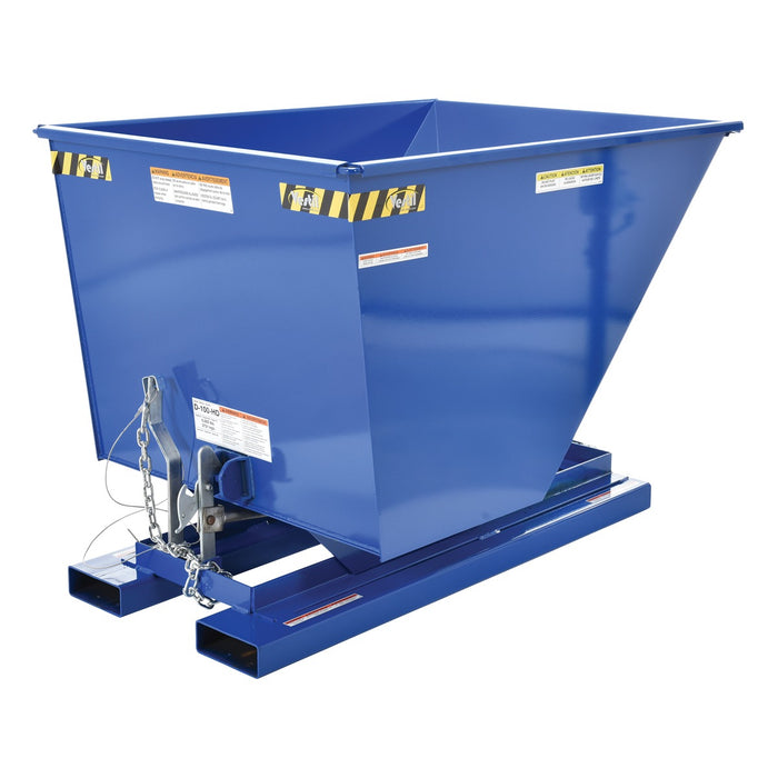 Vestil Self-Dump Hopper HD 1 CU Yard 6K D-100-HD