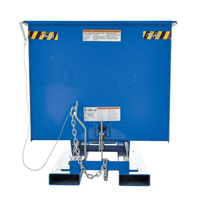 Vestil Self-Dump Hopper LD 1 CU Yard 2K D-100-LD