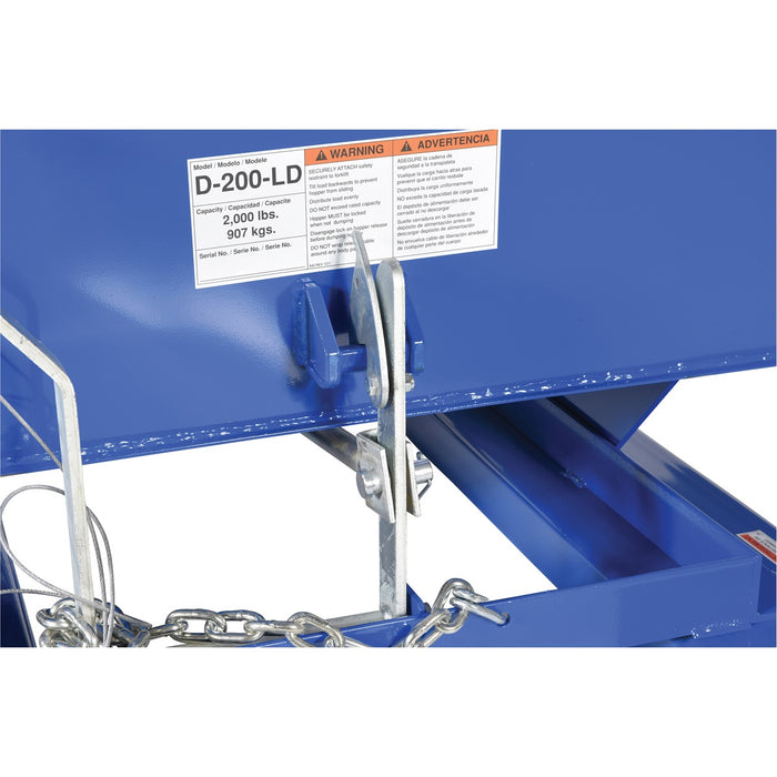 Vestil Self-Dump Hopper HD 2 CU YD D-200-LD