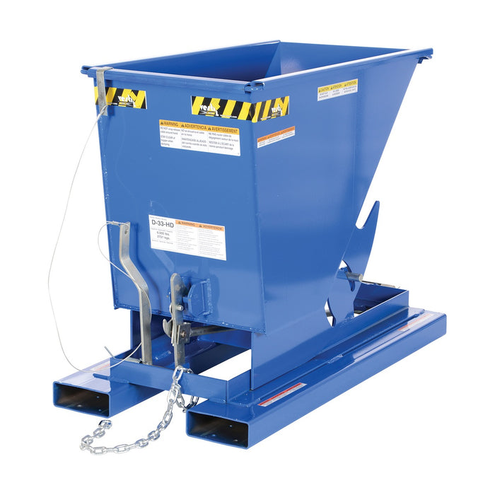 Vestil Self-Dump Hopper HD .33 CU Yard 6K D-33-HD
