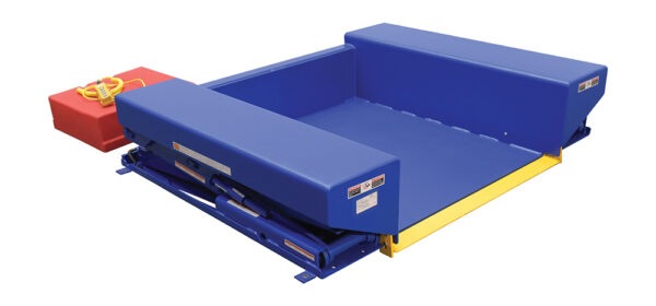 Vestil Steel Electric Hydraulic Ground Lift Table with Tilt – 4000 Lb. Capacity 44"x52-3/4" EHLTGT-4452-4-36