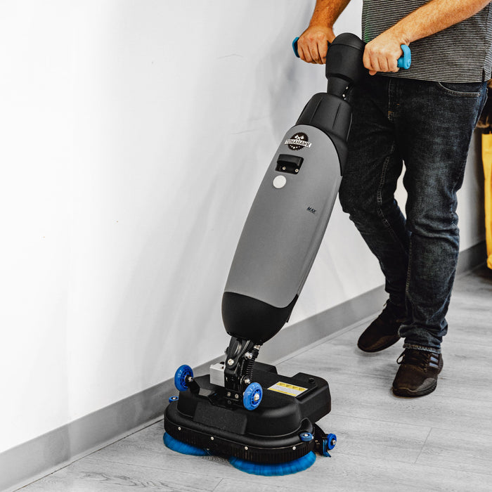 Tomahawk Electric Floor Scrubber Cleaner with 18” Power Mop Brushes Cordless 36V Battery Powered TMOP18e