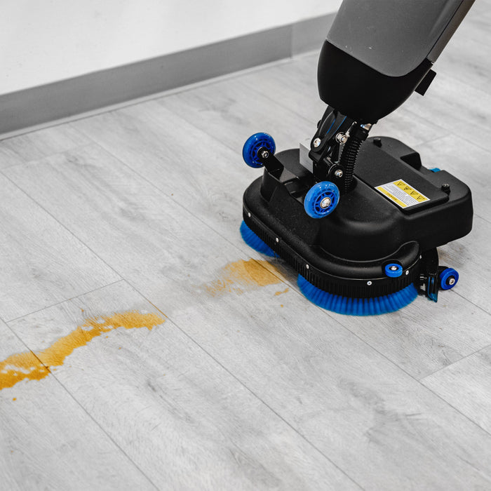 Tomahawk Electric Floor Scrubber Cleaner with 18” Power Mop Brushes Cordless 36V Battery Powered TMOP18e