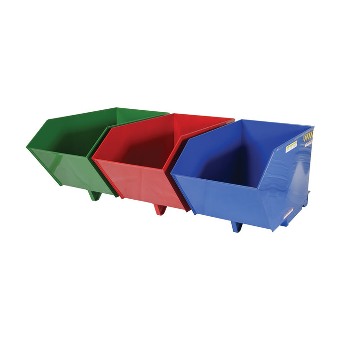 Vestil ENVIR-BIN Triple Bin Recycling Hopper 2K LB Cap ENVIR-BIN