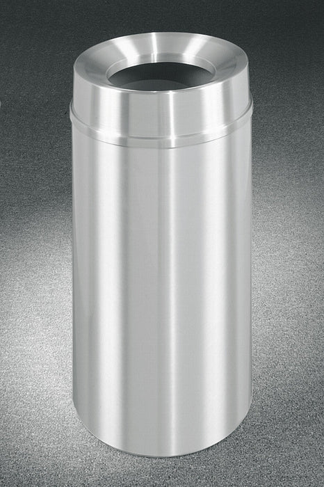 Glaro Funnel Top Aluminum Trash Can – 12, 16, or 33 Gallon Sizes