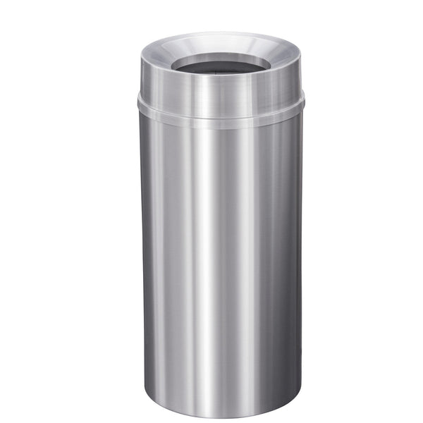 Glaro Funnel Top Aluminum Trash Can – 12, 16, or 33 Gallon Sizes