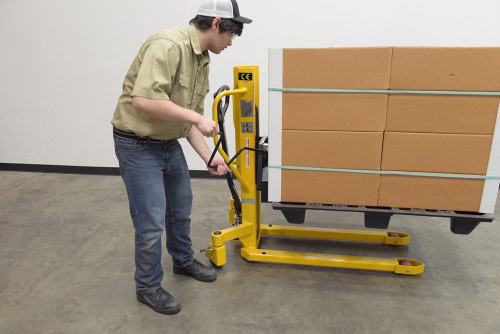Vestil 21″ x 45″ Steel Lift Tilt Truck Yellow/Black Forks LTT-2145