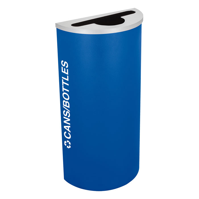Excell-Kaiser Kaleidoscope Dual-Stream 8-Gallon Indoor Round Trash Can & Recycling Bin