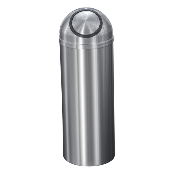 Glaro Dome Top Aluminum Trash Can – 8, 12, or 16 Gallon Options