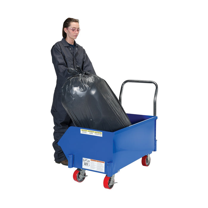 Vestil Low Profile Hopper Cubic Yards - 1/4 SLPT-24