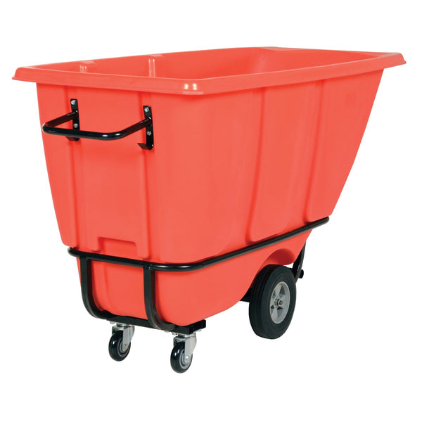Vestil Heavy Duty Tilt Truck 1/2 CU Yard TDT-50-HD-RED