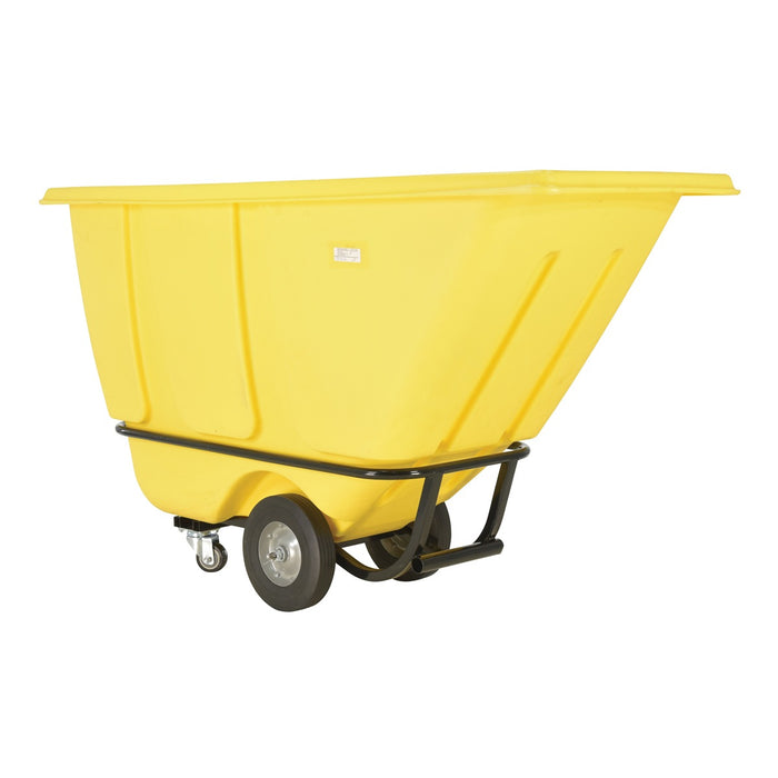 Vestil Medium Duty Tilt Truck 1/2 CU Yard TDT-50-MD-YELLOW