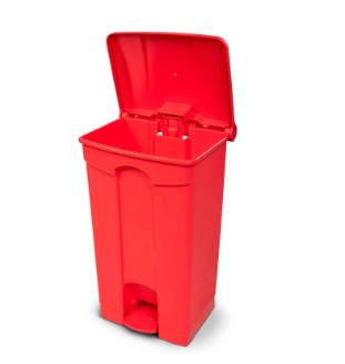 Toter Fire Retardant Step On Container, 23 Gallon