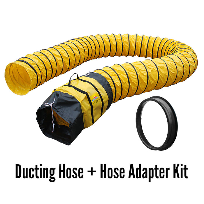 Xpower 16DH25 25' x 16" Diameter Ventilation PVC Duct Hose