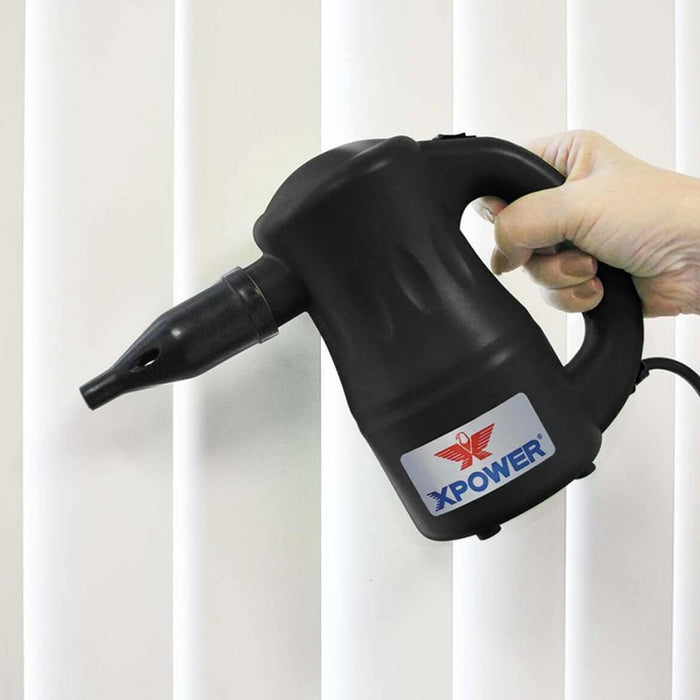 XPower A-2-Black 3/4-Hp 4.5-Amp 90-Cfm Electric Airrow Pro Air Duster - Black
