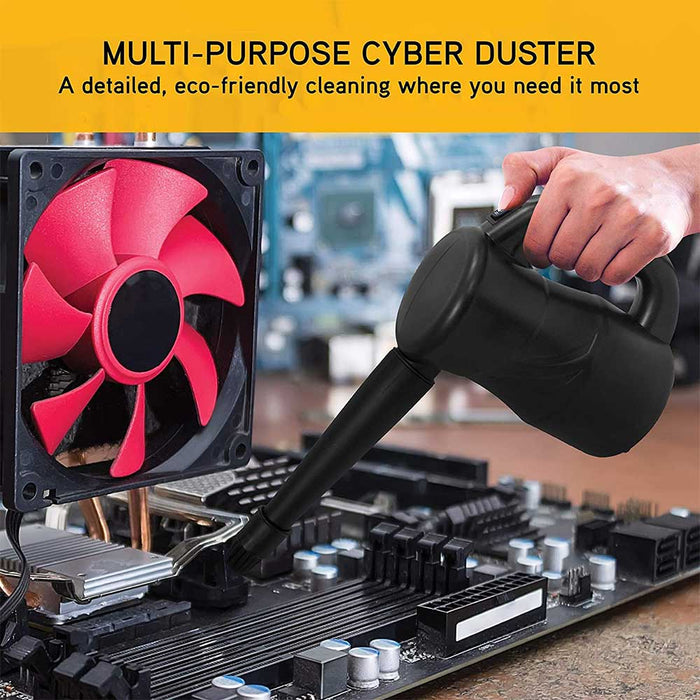 XPOWER A-2S-Black Cyber Duster Multipurpose Electric Air Duster Blower
