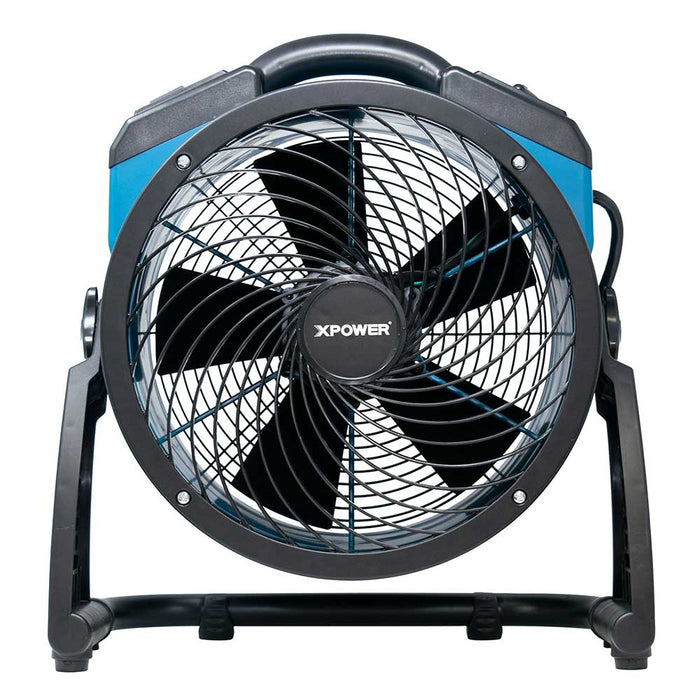 XPower FC-250AD 13” Brushless Air Circulator Utility Blower Fan w/ Power Outlets