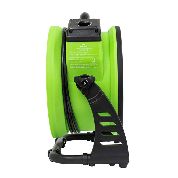XPower FC-250D 13" Brushless DC Motor Axial Air Circulator Fan w/ Timer