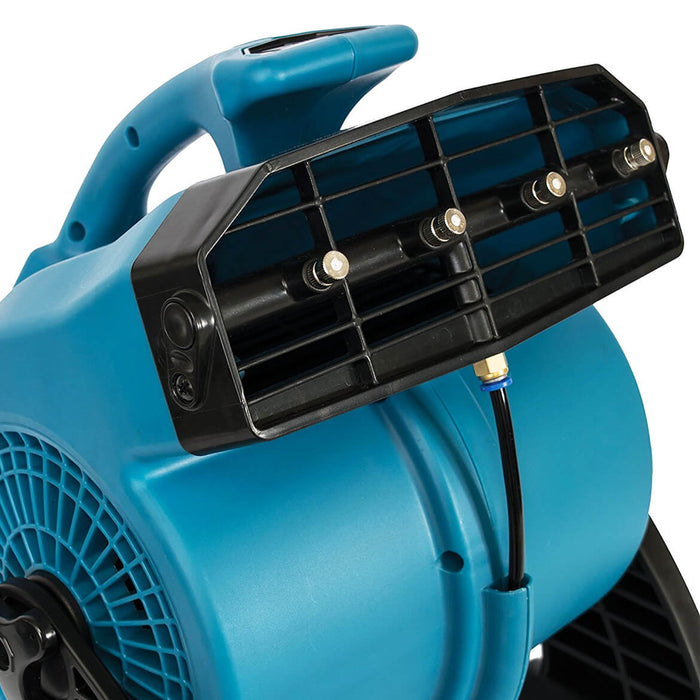 XPOWER FM-48 600-Cfm 1/8-Hp 3-Speed Portable Outdoor Cooling Misting Fan