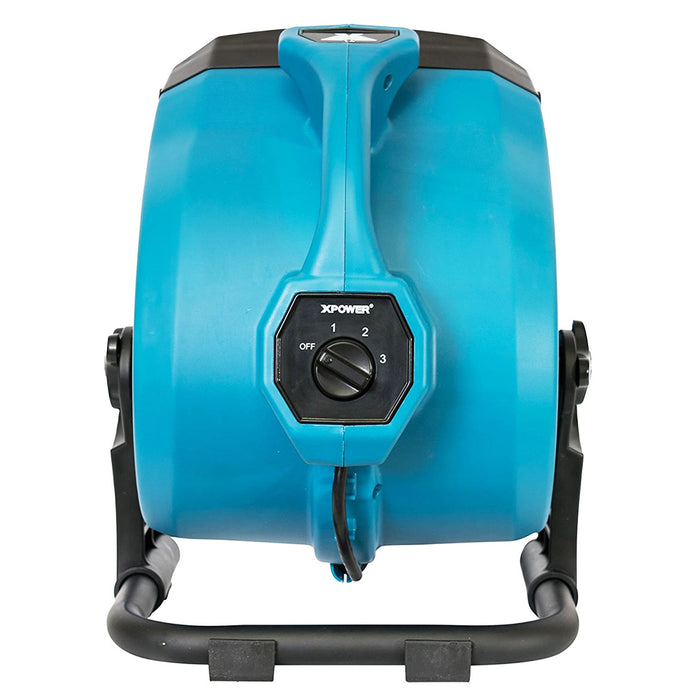 XPOWER FM-48 600-Cfm 1/8-Hp 3-Speed Portable Outdoor Cooling Misting Fan