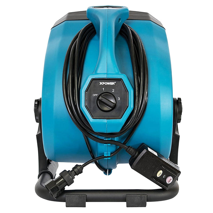 XPOWER FM-48 600-Cfm 1/8-Hp 3-Speed Portable Outdoor Cooling Misting Fan