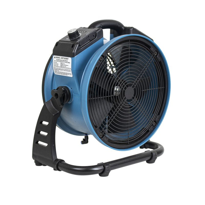 XPower FM-65B 900 CFM Portable Multi-Purpose Battery Powered Misting Fan