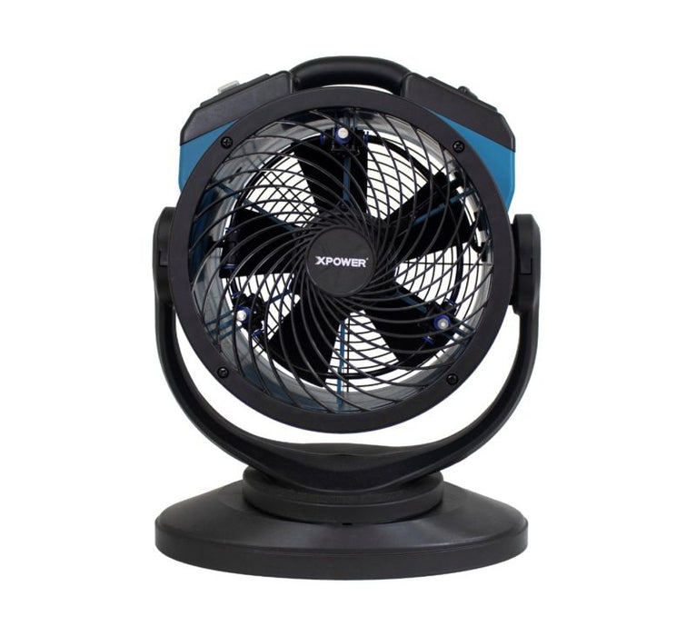XPower FM-68 1000 CFM Portable Multi-Purpose Battery Powered Misting Fan
