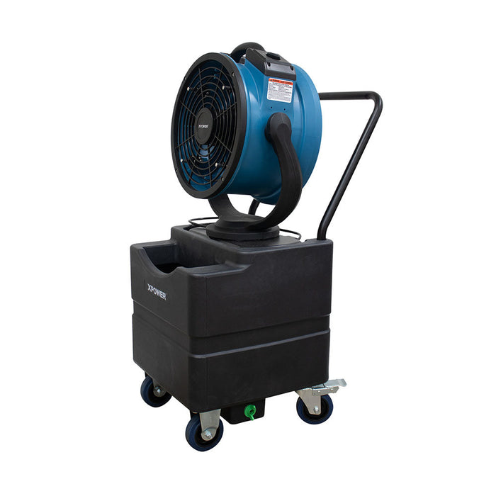 Xpower FM-88WK Misting Fan w/ WT-45 Mobile Water Reservoir Tank