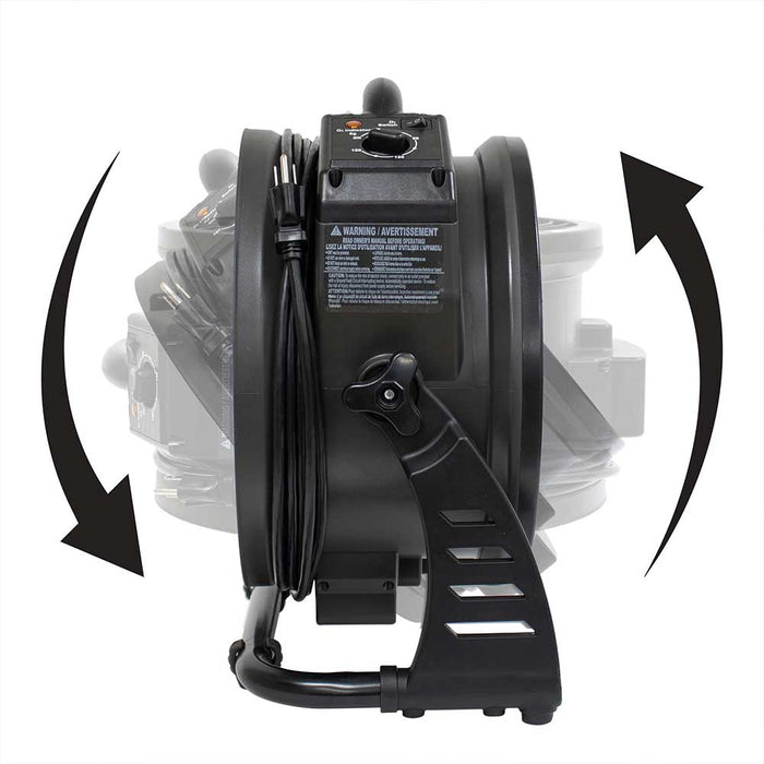 XPower M-27 145 Watt 360 Degree Corded Axial Air Mover w/ Ozone Generator