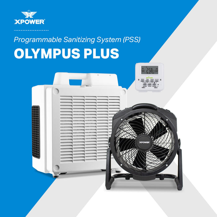 XPOWER PSS2 Olympus PLUS Programmable Sanitizing System Indoor Auto Air Purifier