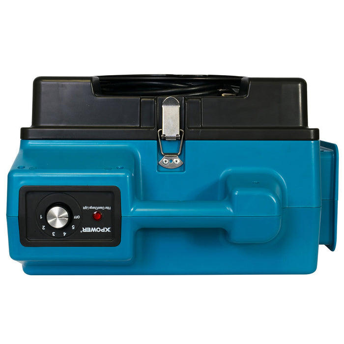XPower X-2580 1/2 HP 550-Cfm 4 Stage Compact HEPA Purifier Air Scrubber, Blue