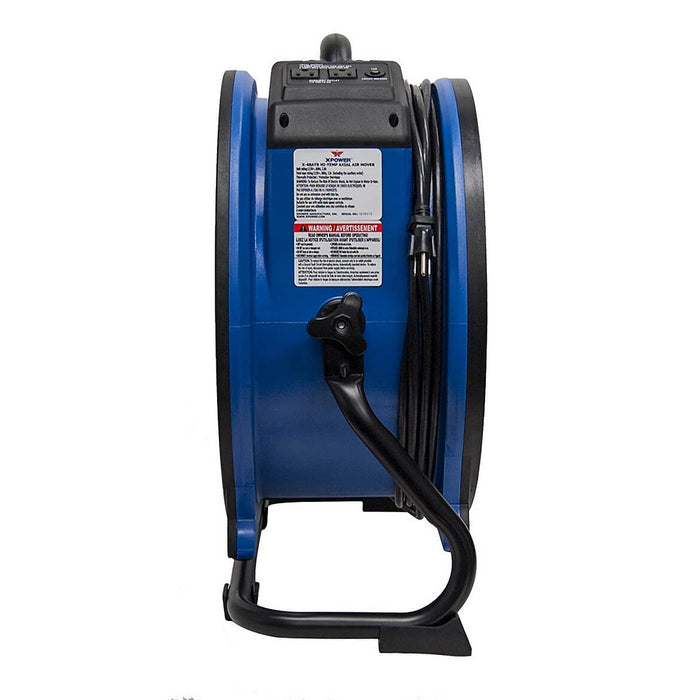 XPOWER X-48ATR 115-Volt 1/3 HP Professional High Temperature Motor Axial Fan