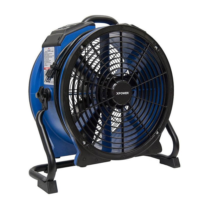 XPOWER X-48ATR 115-Volt 1/3 HP Professional High Temperature Motor Axial Fan