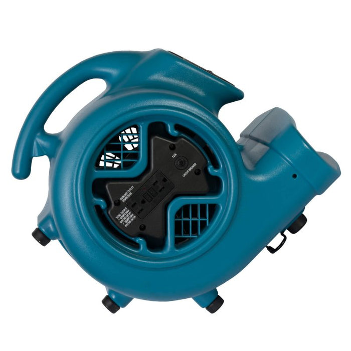XPower X-600A 1/3-Hp 2.8-Amp 2,400-Cfm 3-Speed Electric Air Mover/Dryer - Blue