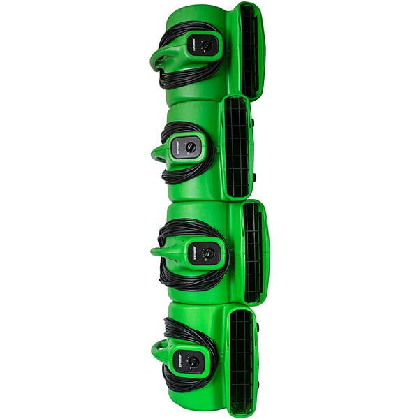 Xpower X-600A-Green 1/3 HP Air Mover w/ Built-In Power Outlets - Green