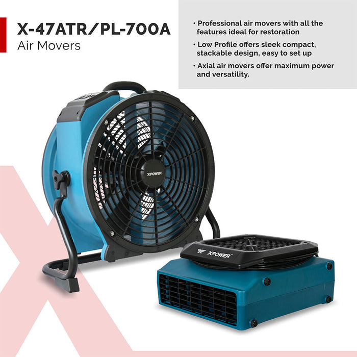 XPower XDP1 XtremeDry Pro-DIY Commercial Restoration Clean-Up Tool Kit