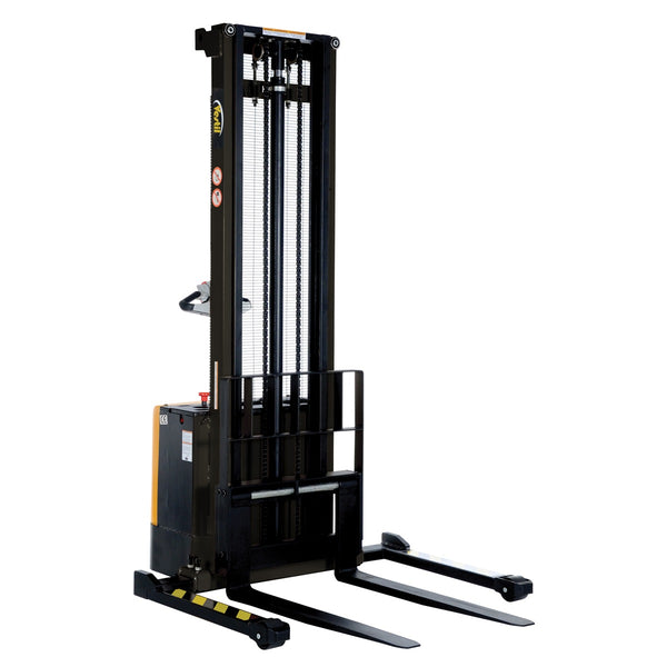 Vestil Adjust Powered Lift Stacker Raised 150
